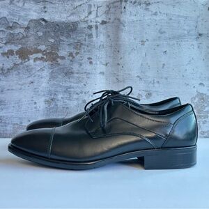 ECCO Citytray Cap Toe Derby - Black